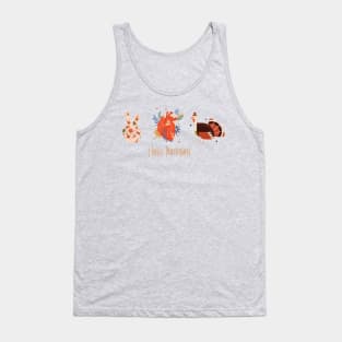 peace love Thanksgiving Turkey Happy pattern Tank Top